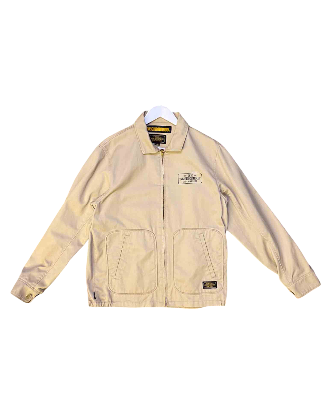 Size XL | Neighborhood Beige Canvas Drizzler Jacket