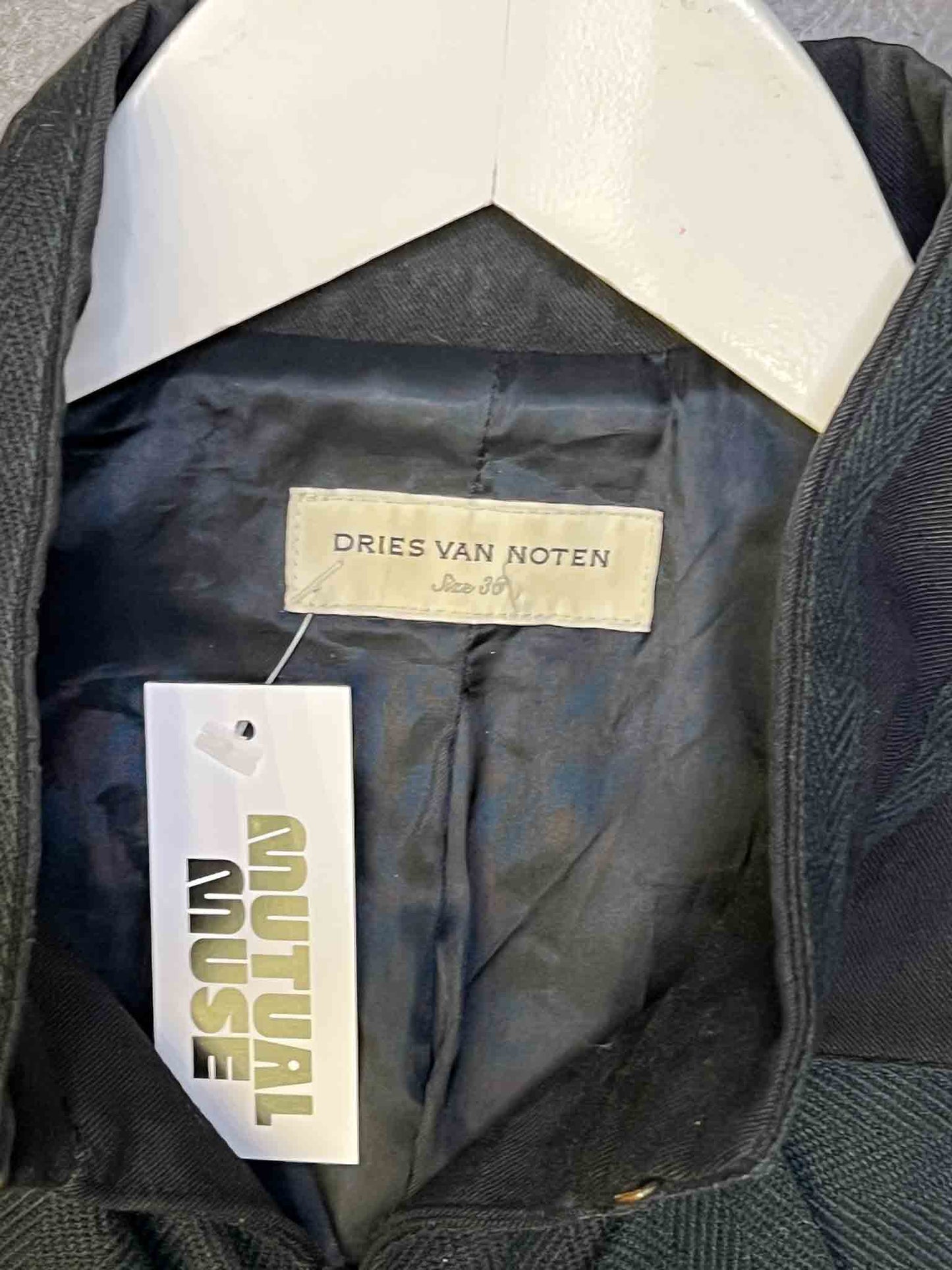 Size S | Dries Van Noten Black Military Jacket