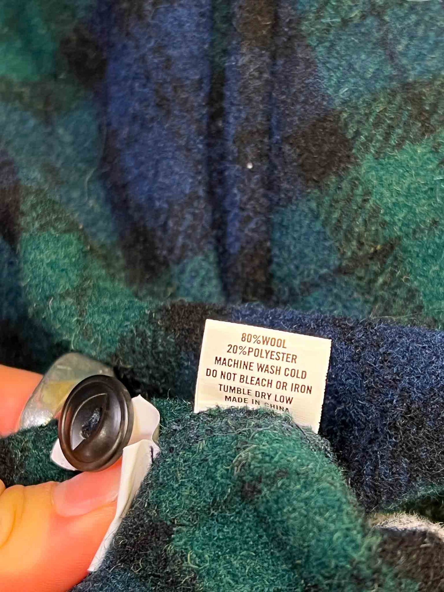 Size 36 (XS) |Taylor Stitch Plaid Flannel Zip-Up Jacket