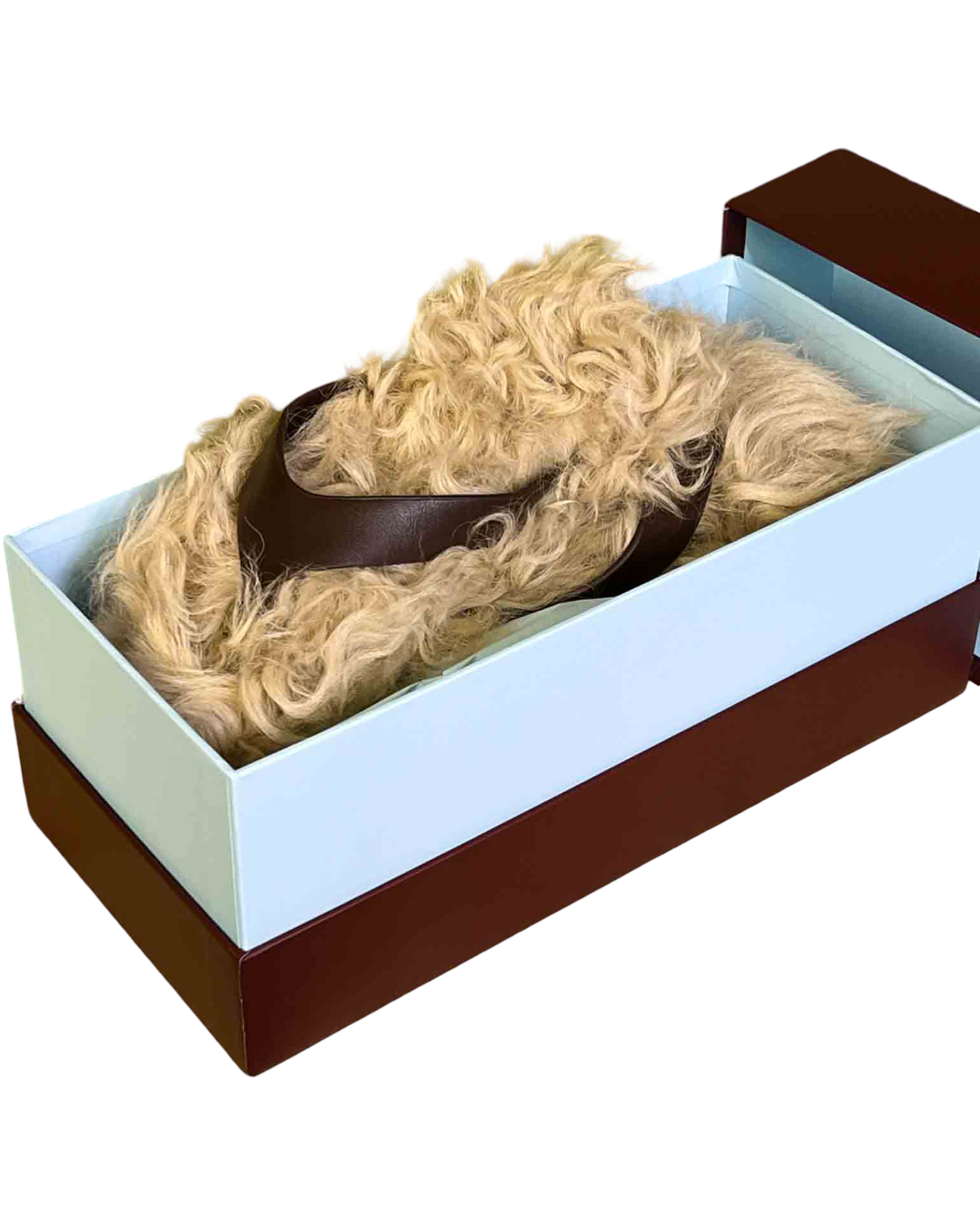 Size 36 | Alias Mae Brown Fluffy Fella Sandal