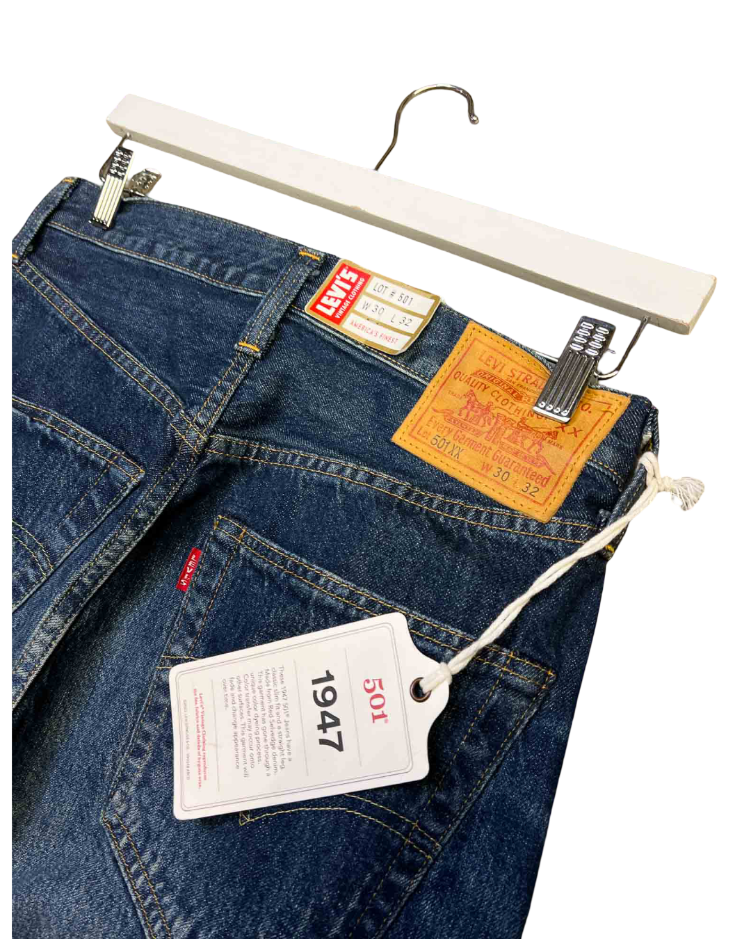 Size 30 | Levis 501 Indigo Straight Leg Jeans