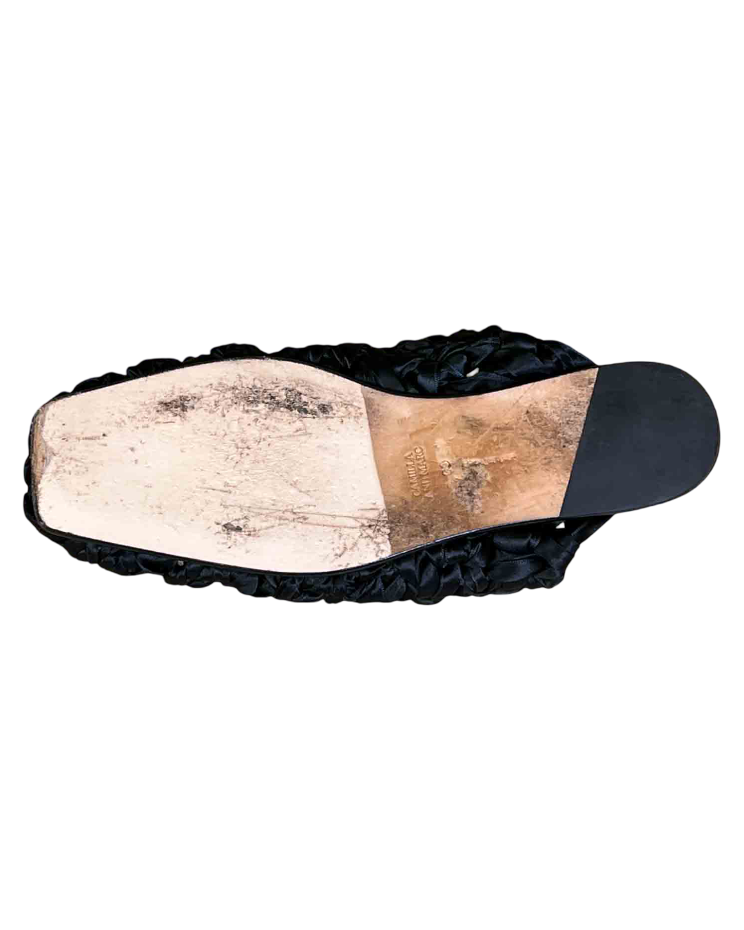 Size 39 | Camilla & Marc Black Braided Ribbon Mules