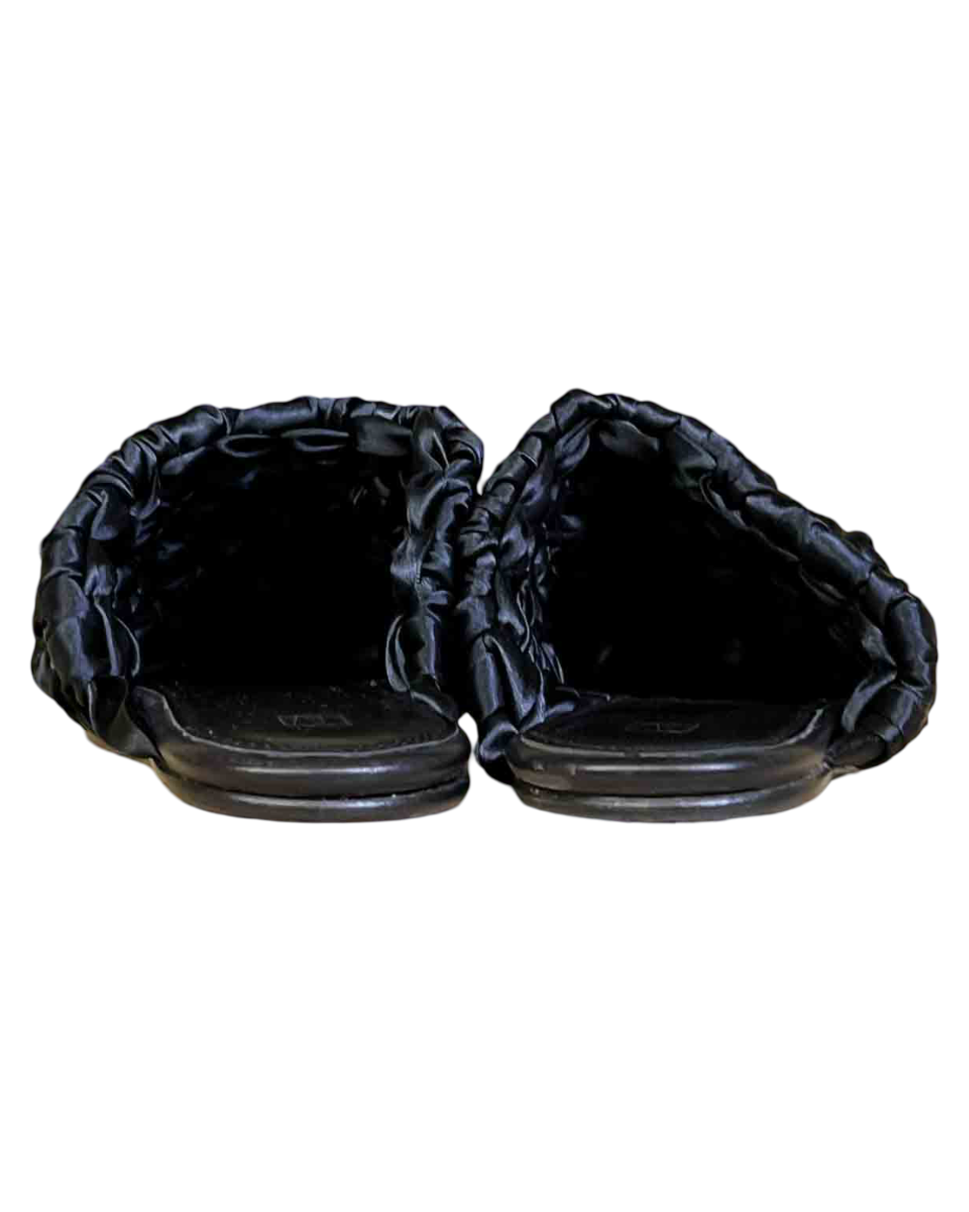 Size 39 | Camilla & Marc Black Braided Ribbon Mules