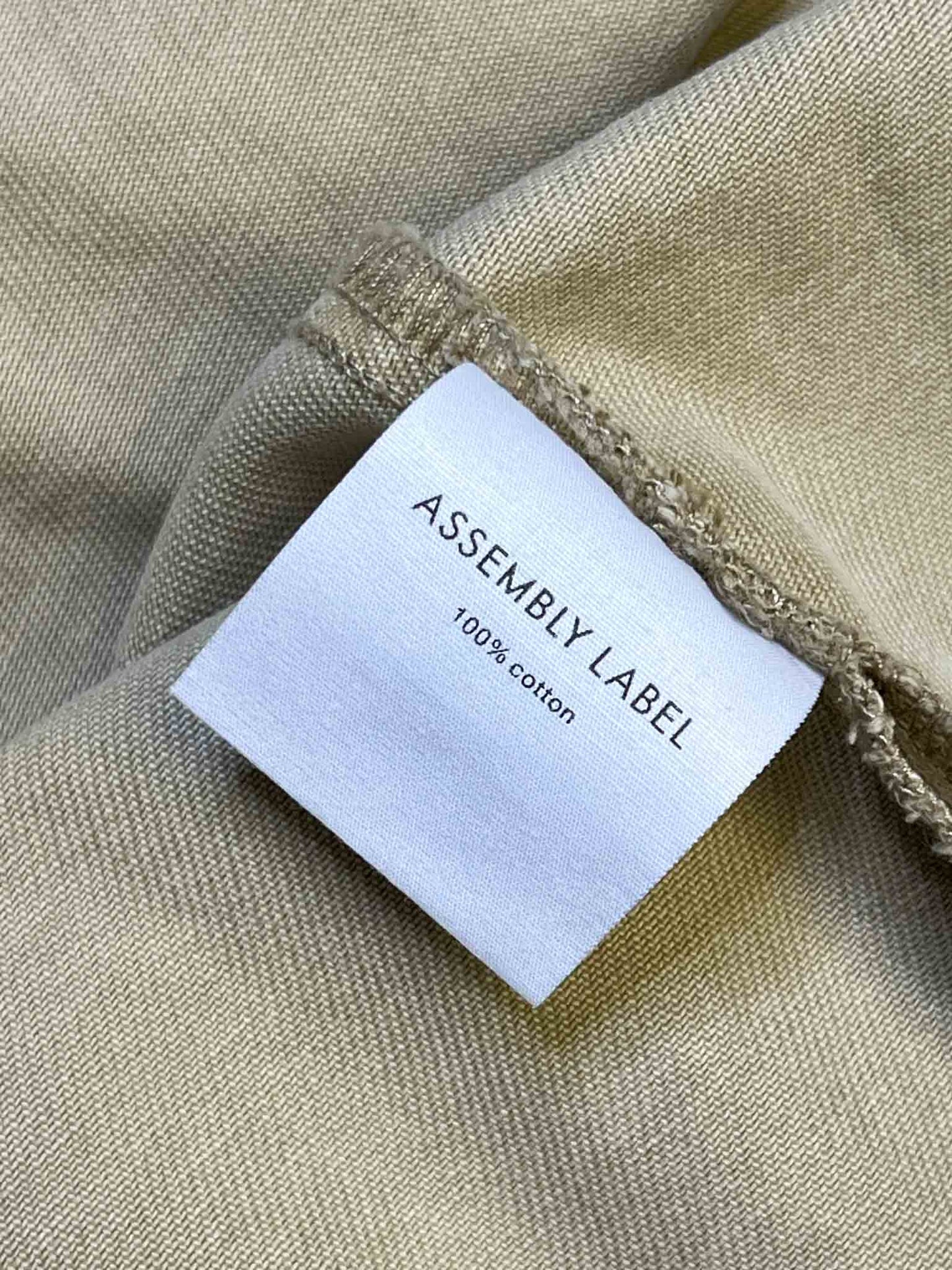 Size 10 (M)  Assembly Label Sand Denim Shirt