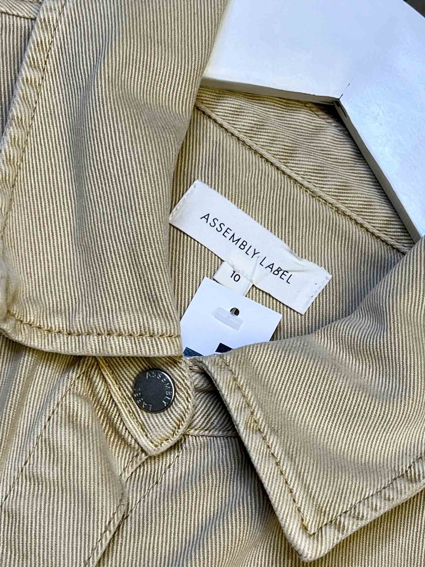 Size 10 (M)  Assembly Label Sand Denim Shirt