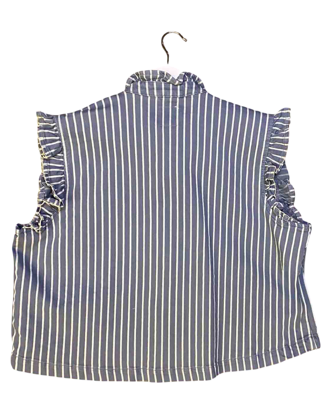 Size L | Seventy + Mochi Blue Striped Top NWT