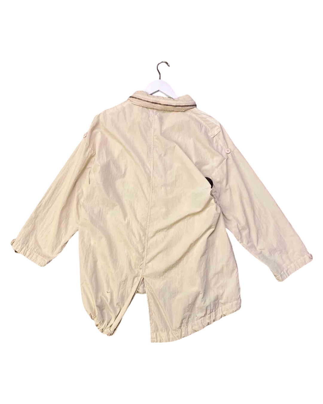 Size S | Transit Par Such Beige Windbreaker Jacket