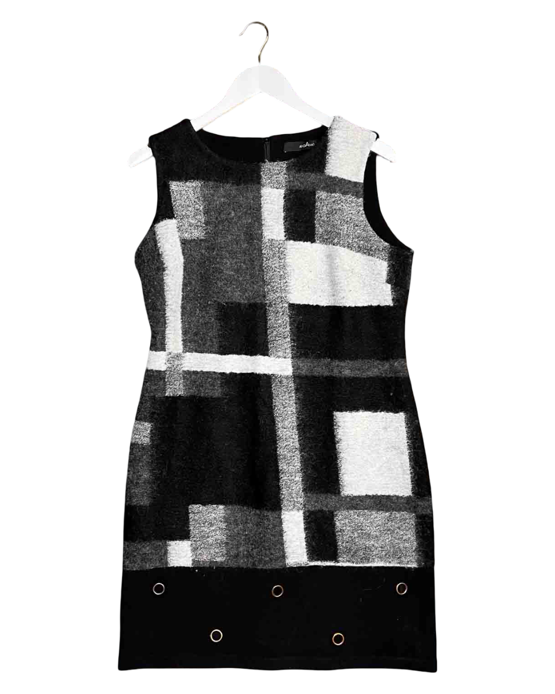 Size 42 (XL) | And Amio Geometric Block Shift Dress