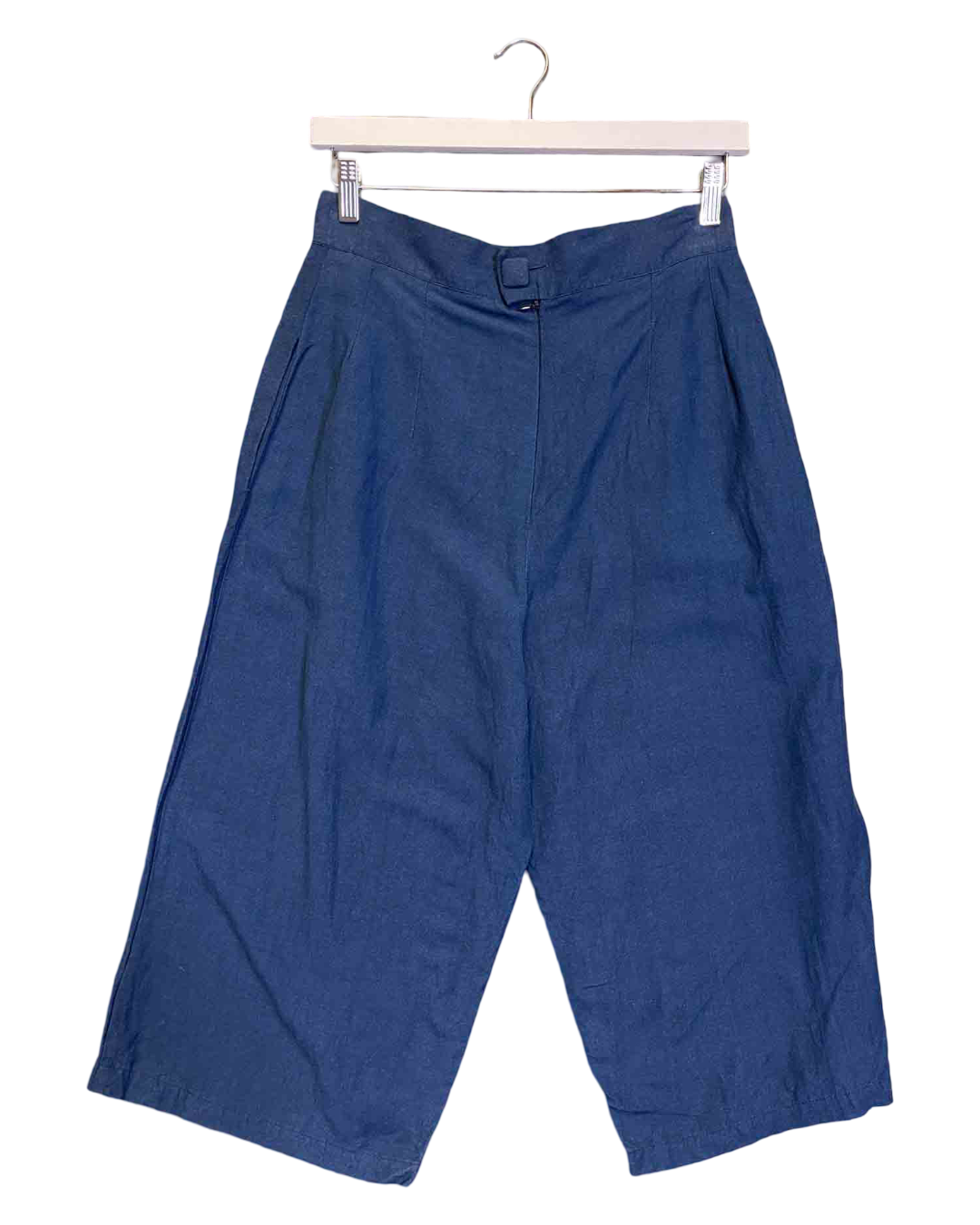 Size 12 | Kuwaii Navy Ramie Culottes