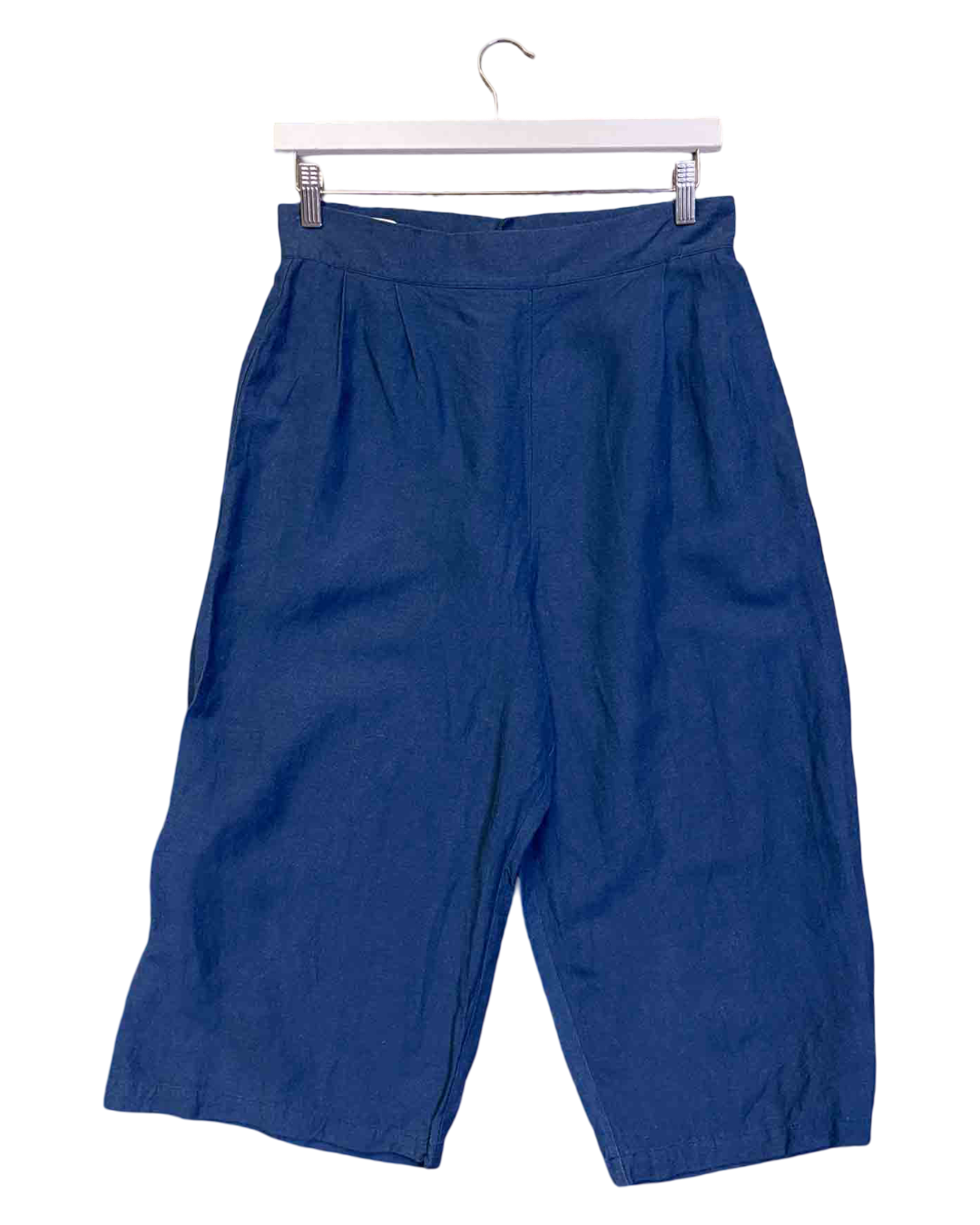 Size 12 | Kuwaii Navy Ramie Culottes