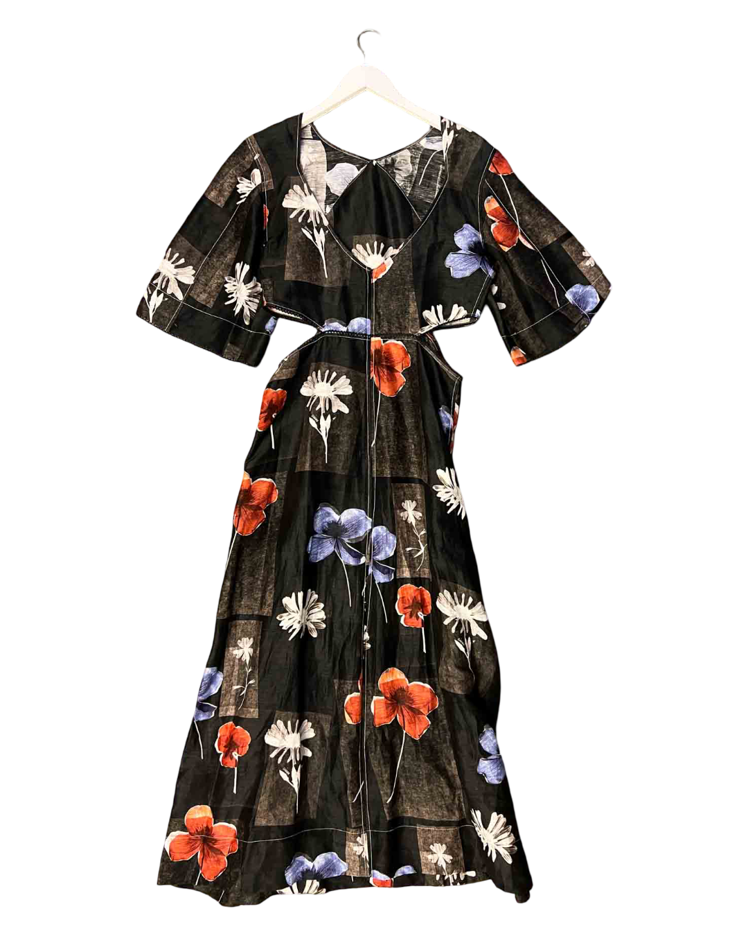 Size 40 (M) | Ganni Flowers Maxi Dress
