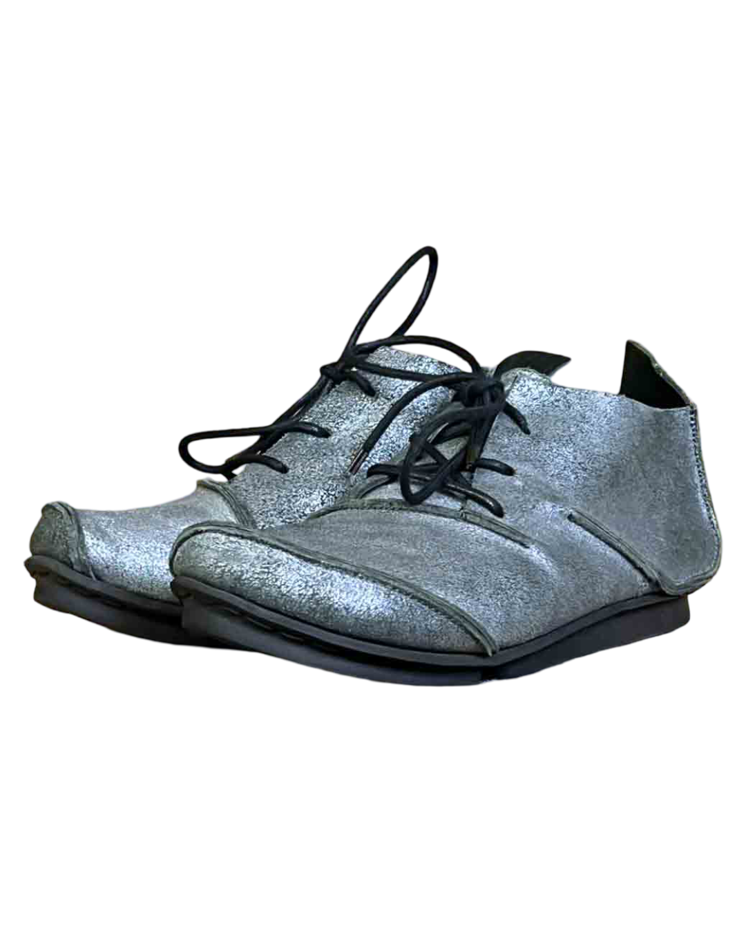 Size 39 | Trippen Silver Leather Compass Shoe