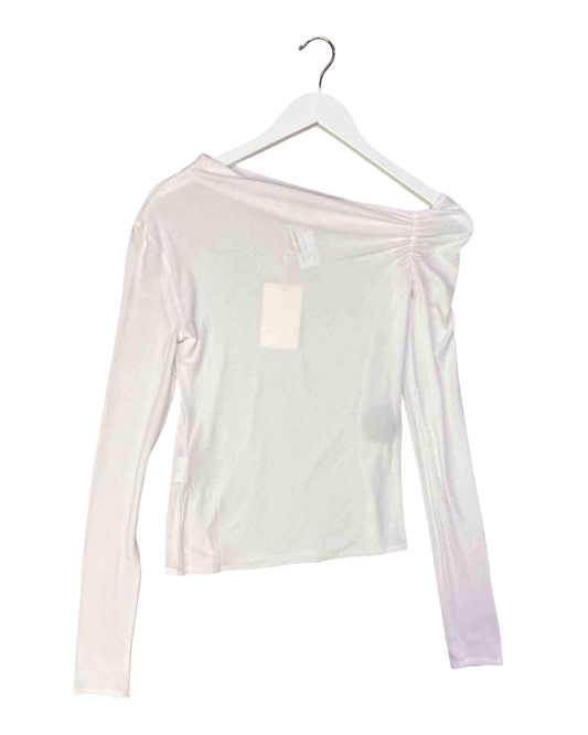 Size 8 | Henne White Off Shoulder Cinzia Top With Tags