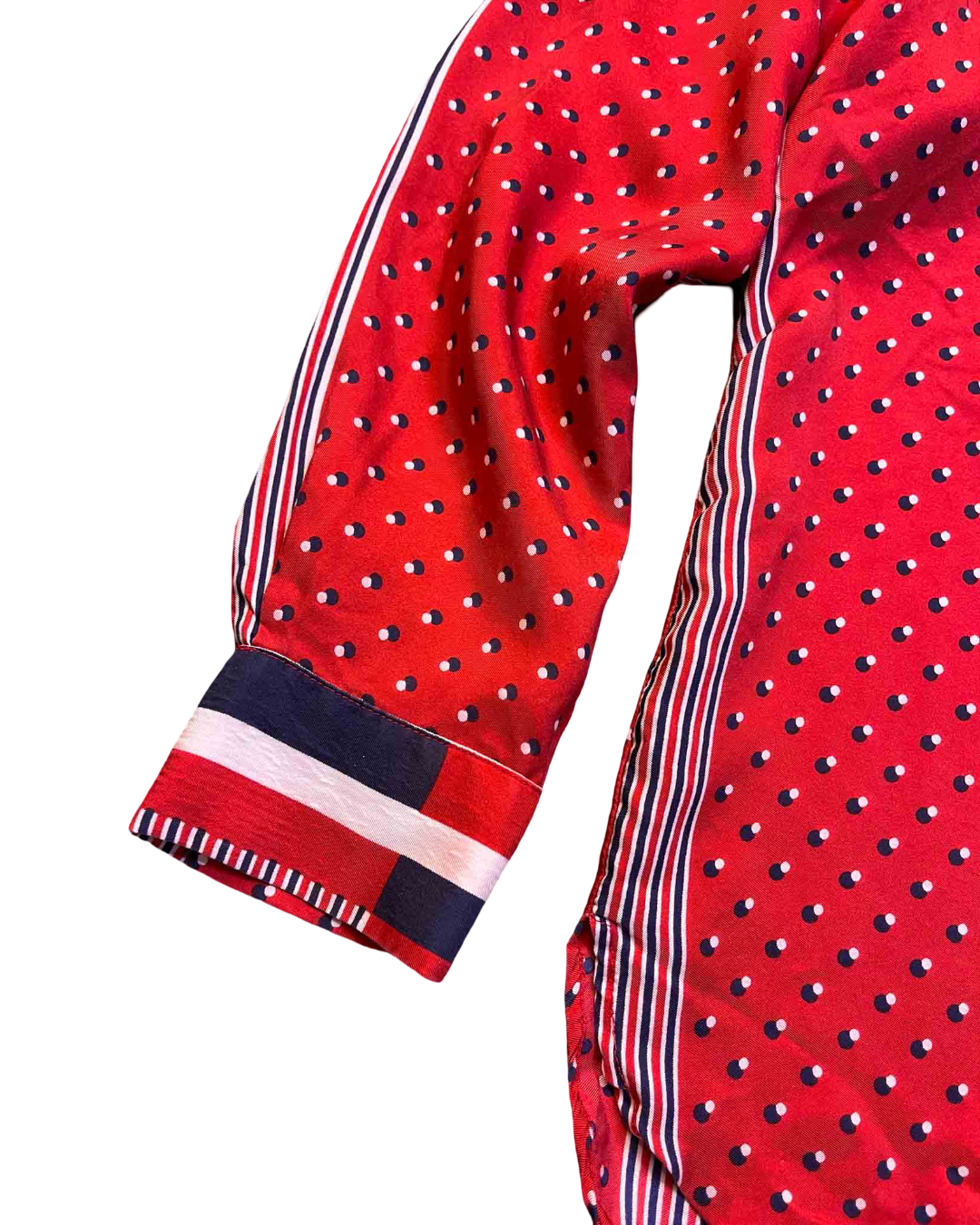 Size 10 (M) | Easton Pearson Silk Two Tone Shirt