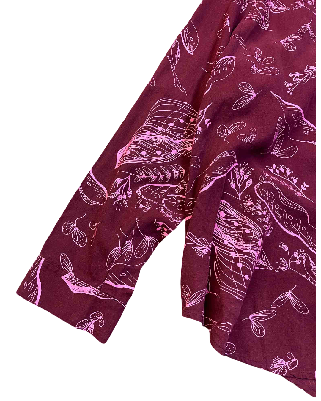 Size 22 (5XL) | Magpie Goose Printed Cotton Button Up Shirt