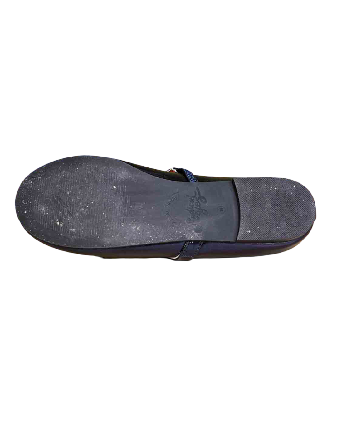 Size 36 | Radical Yes Navy Metallic Leather Blessed Ballet Flat