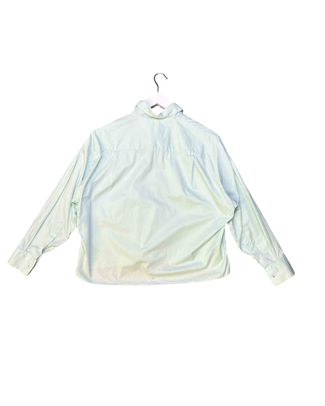 Size S | Cordera Mint Cotton Boxy Shirt