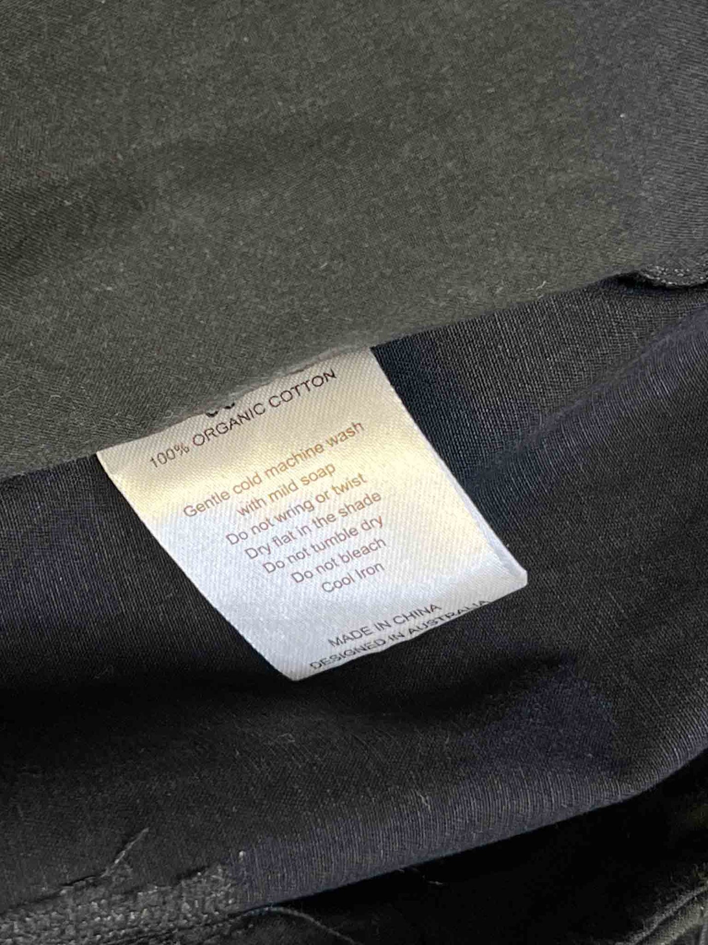 Size M | Deiji Studios Black Organic Cotton Ruffle Pants