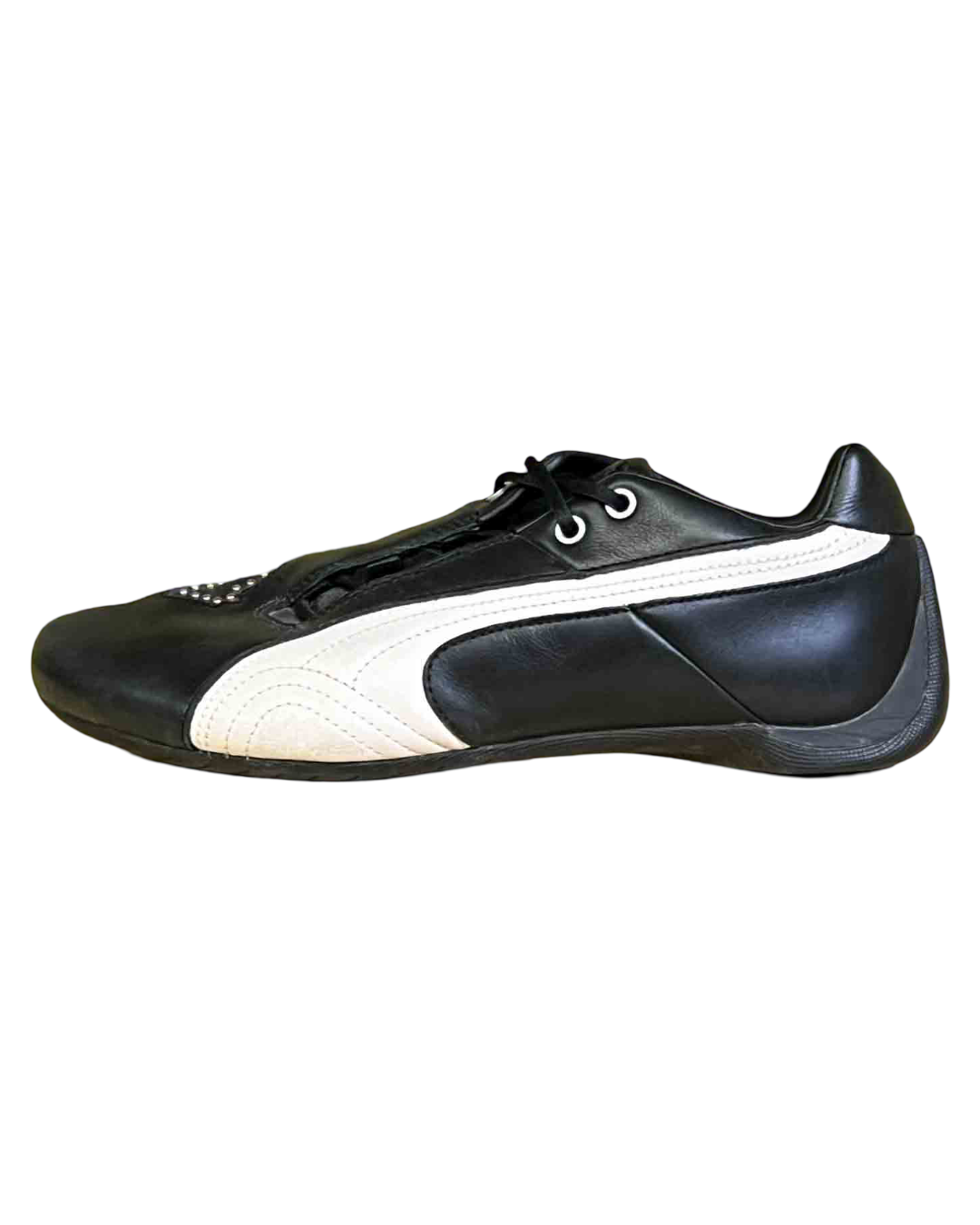 Size 40.5 | Puma Black Leather Future Cat Studs Sneakers