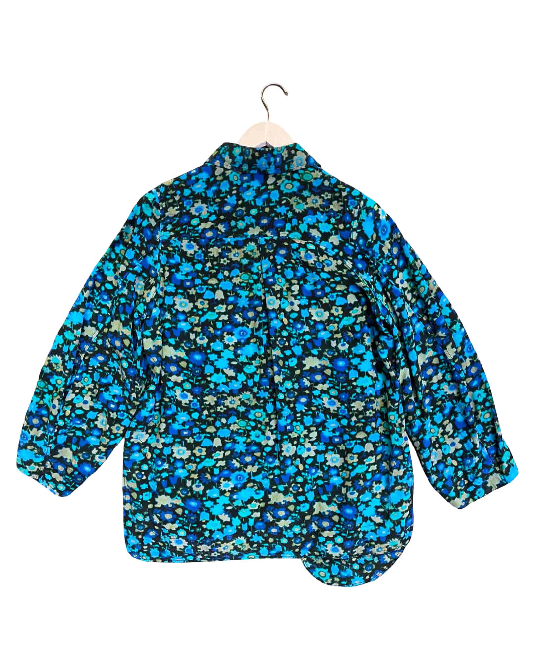 Size 38 (M) |  Ganni Floral Viscose Shirt