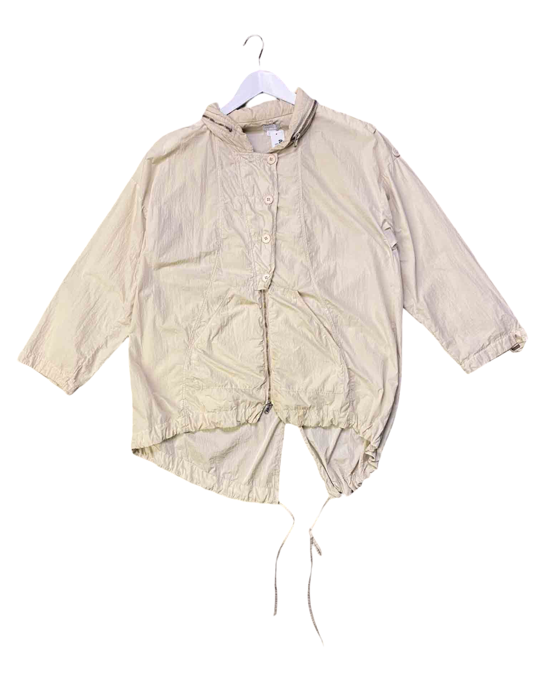 Size S | Transit Par Such Beige Windbreaker Jacket