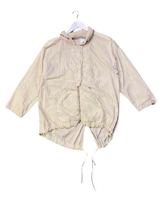 Size S | Transit Par Such Beige Windbreaker Jacket