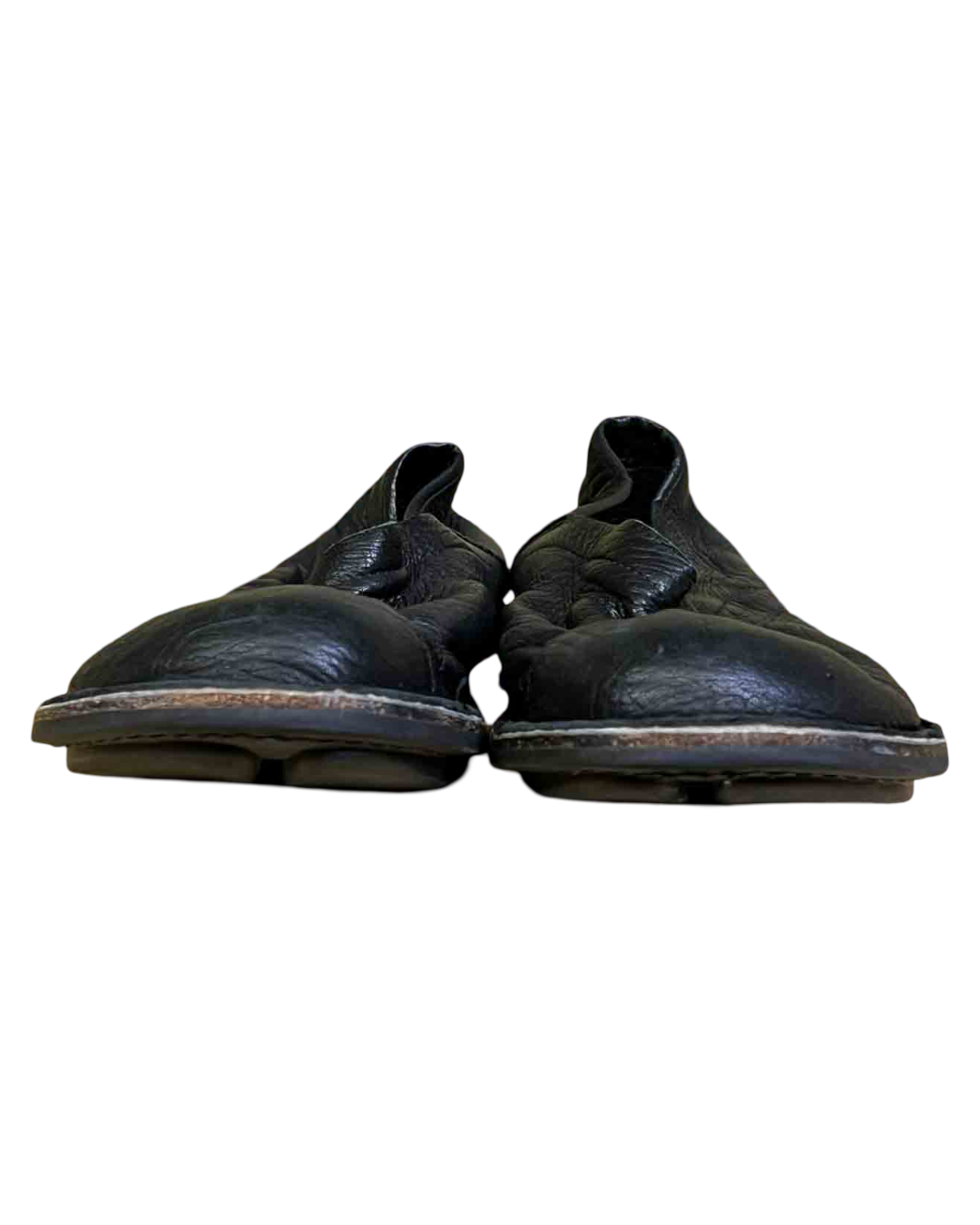 Size 41 | Trippen Black Leather Slip-Ons