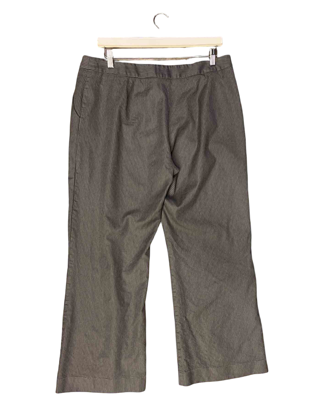 Size XXL | Permanent Vacation Pinstripe Grey Wool Pants