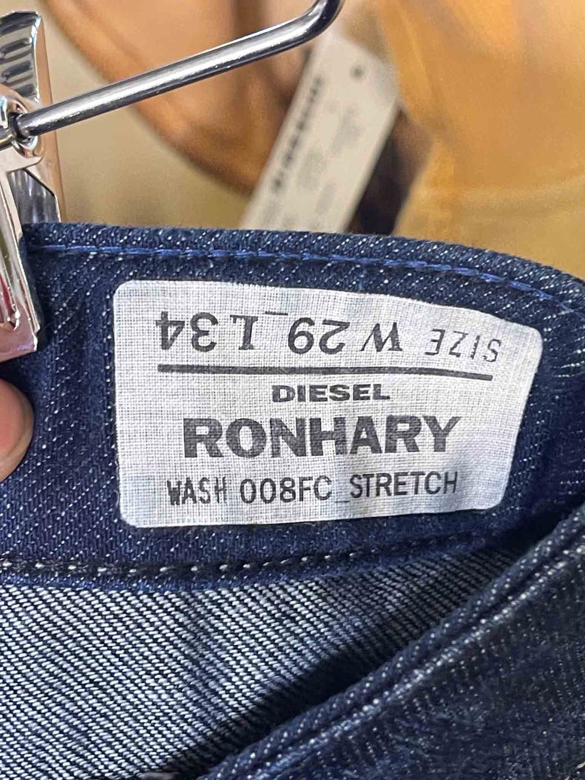 Size 29" | Diesel Low Rise Ronhary Stretch Jeans