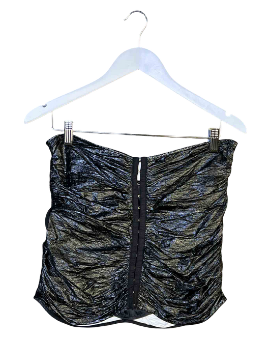 Size S | Georgia Alice Black Vinyl Tube Top