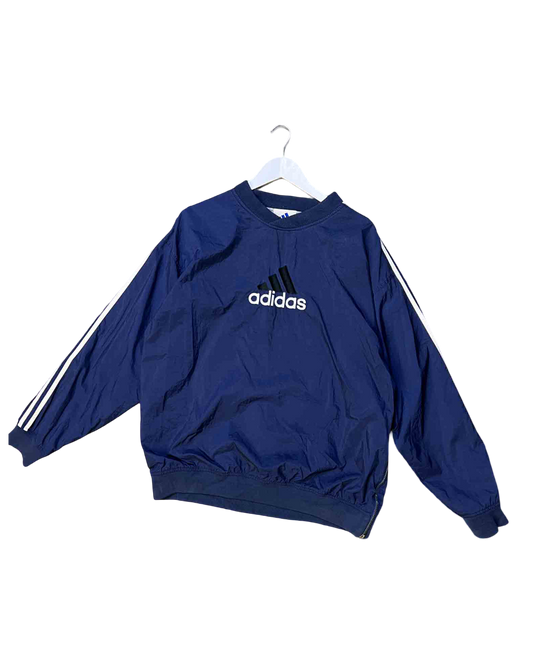 Size L | Adidas Vint. Navy Windbreaker Jumper