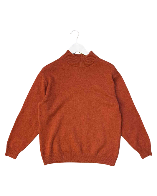 Size S | Hamilton Lambswool Brown Knitted Jumper