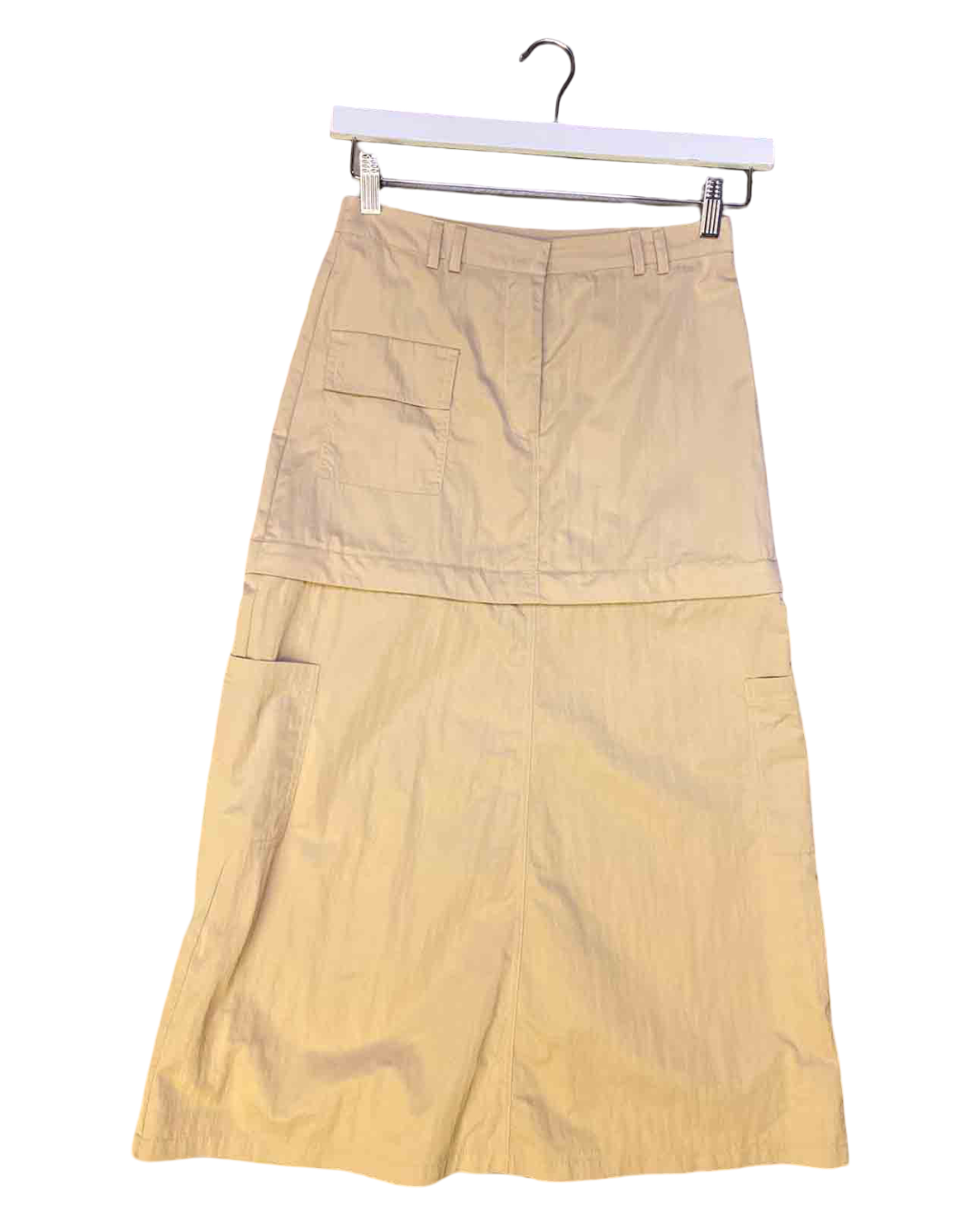 Size S | Beige Blanca Cargo Skirt