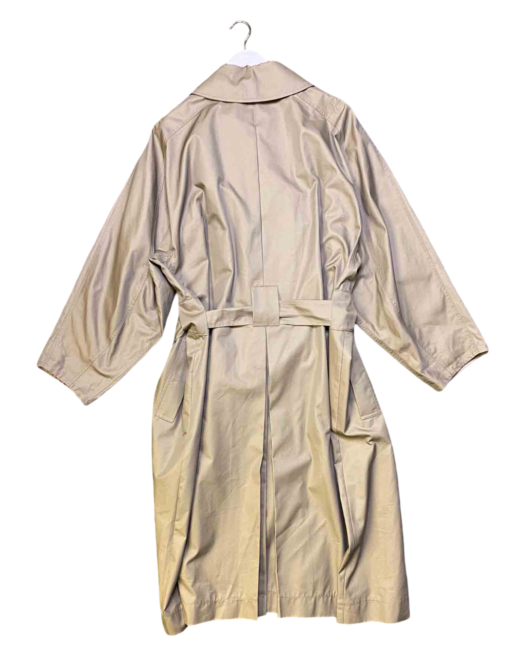 Size L | Karen Walker Beige Double Breasted Trench Coat