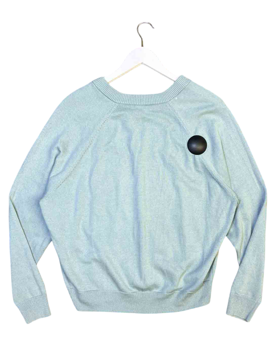 Size M | Fred Perry Sage Wool/Cotton V-Neck Jumper