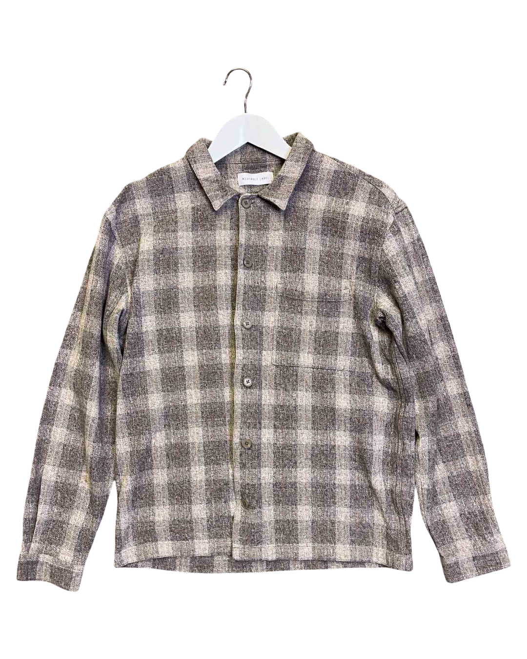 Size L | Assembly Label Woven Plaid Shirt
