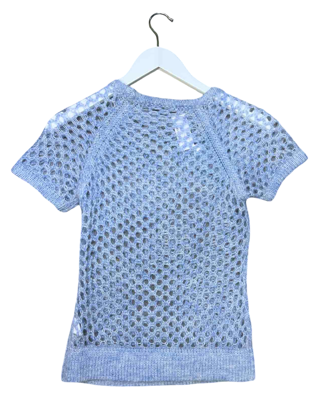 Size S | Antipodium Mohair Blend Knitted Mesh Top