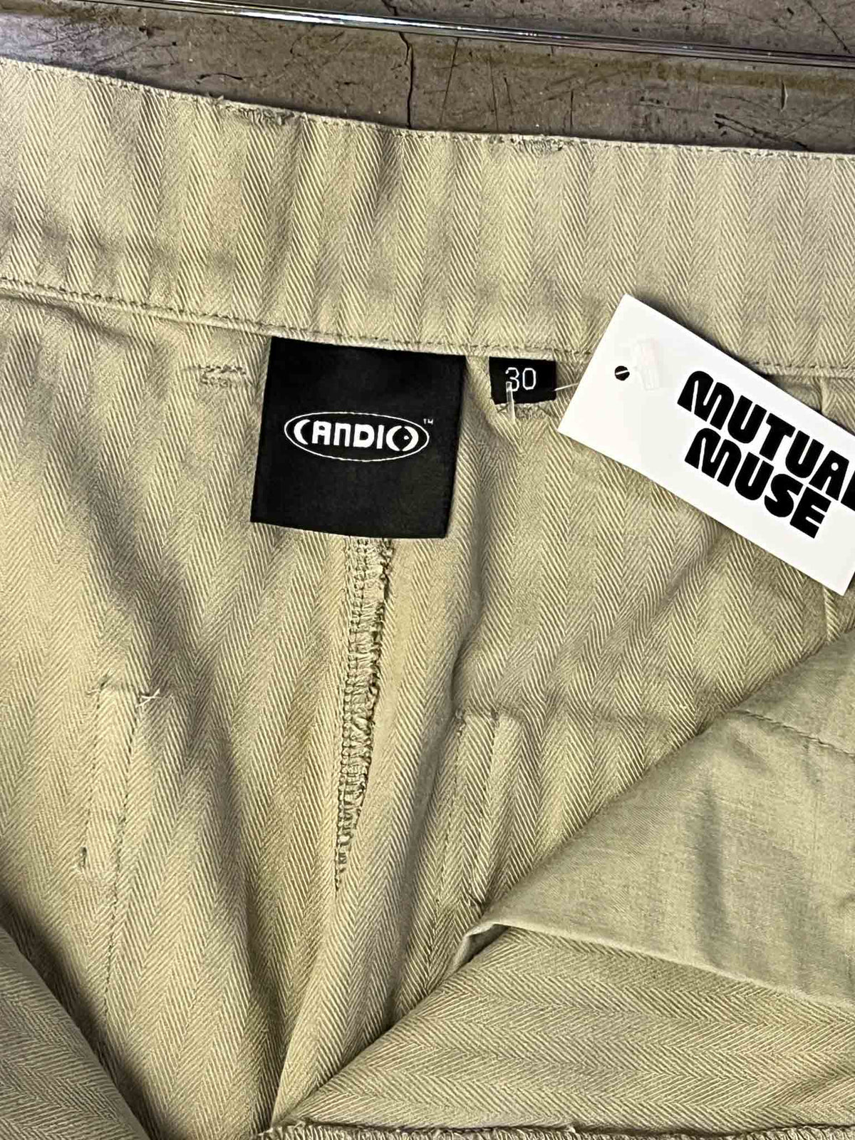 Size 30 | Candice Khaki Canvas Cargo Pants