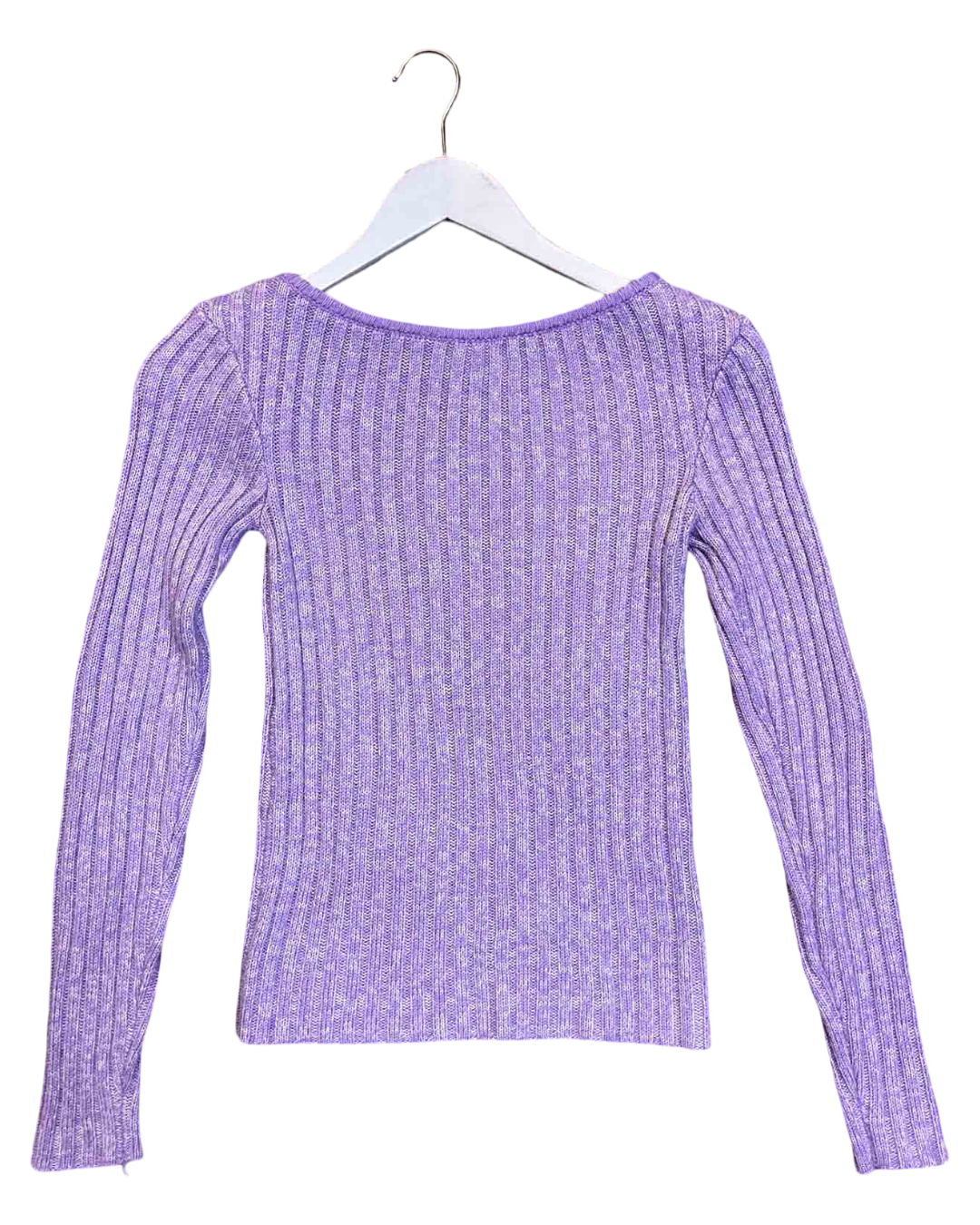 Size XS | Suku Ribbed Lilac Mohair Blend Jumper