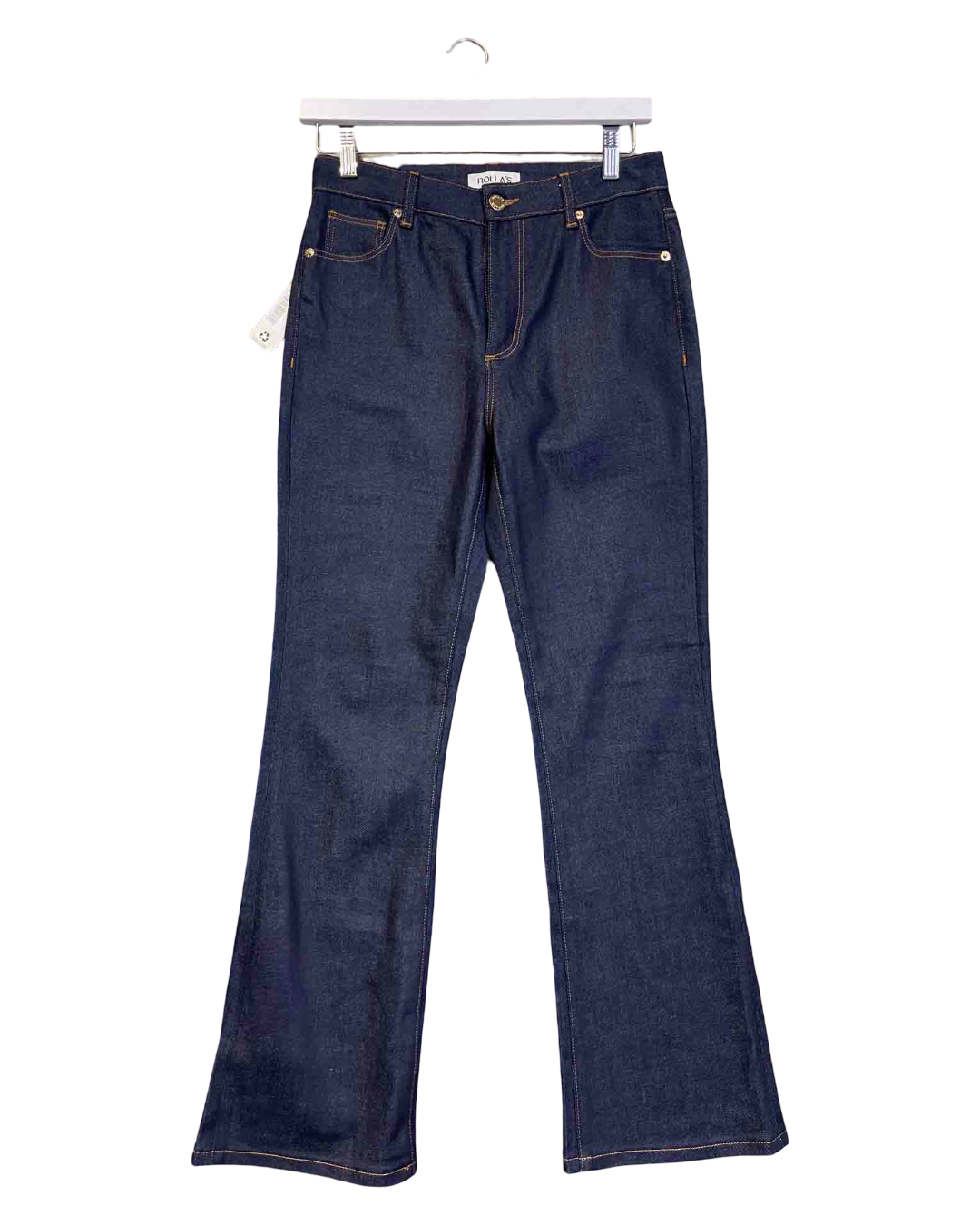 Size 28" | Rollas Midtown Bootcut Dark Indigo Jeans With Tags