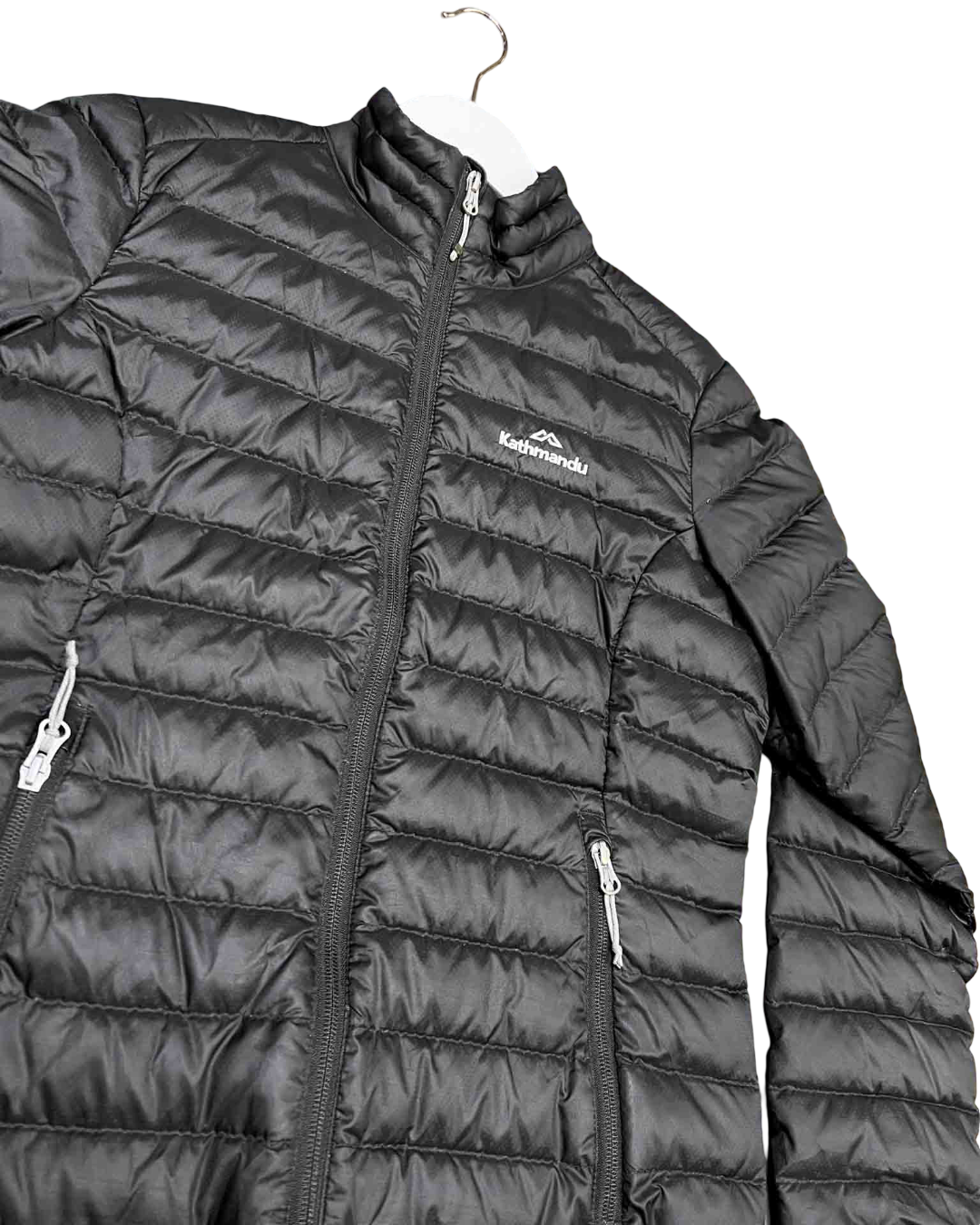 Sie 8 (S) | Kathmandu Black Duckdown Puffer Jacket