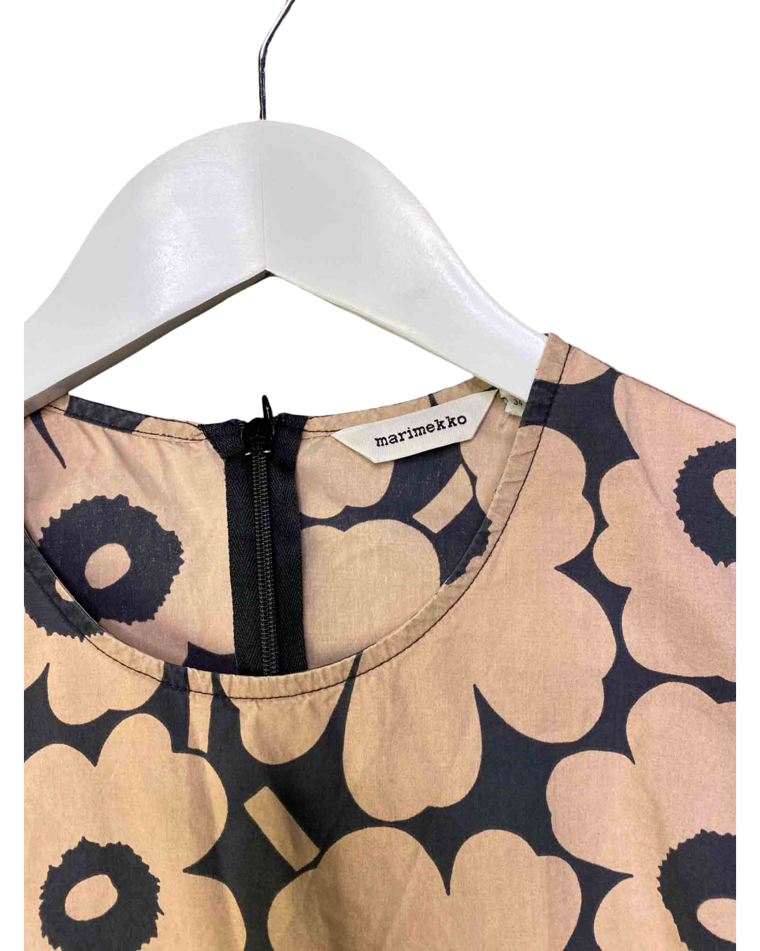 Size XS | Marimekko Brown Fasaani Mini Unikko Top