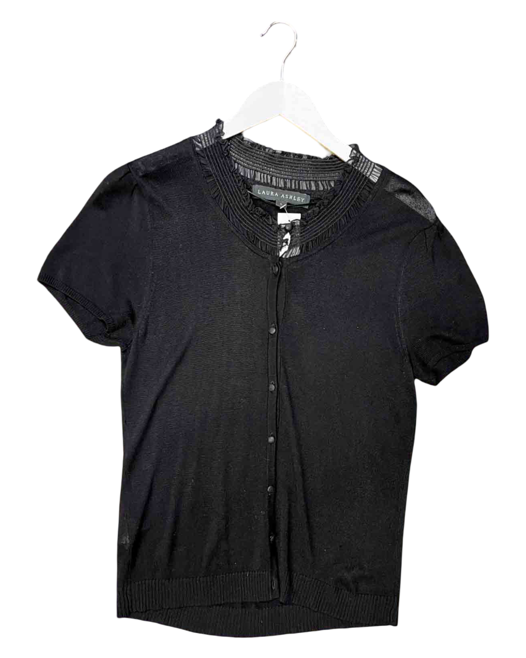 Size L | Laura Ashley Black Knit Top