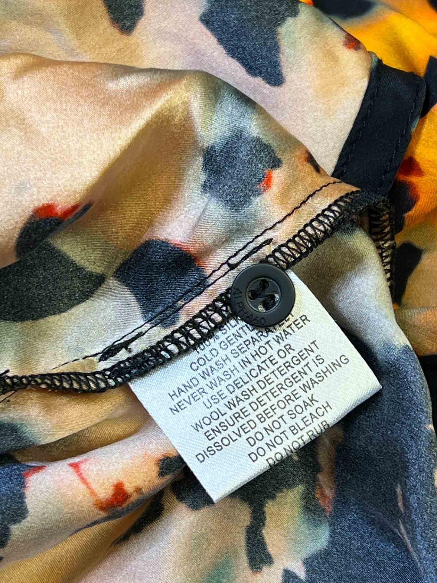Size XXS | Alpha60 Silk Tie-Dye Shirt