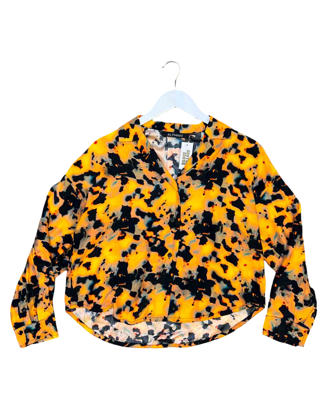 Size XXS | Alpha60 Silk Tie-Dye Shirt