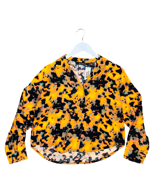 Size XXS | Alpha60 Silk Tie-Dye Shirt