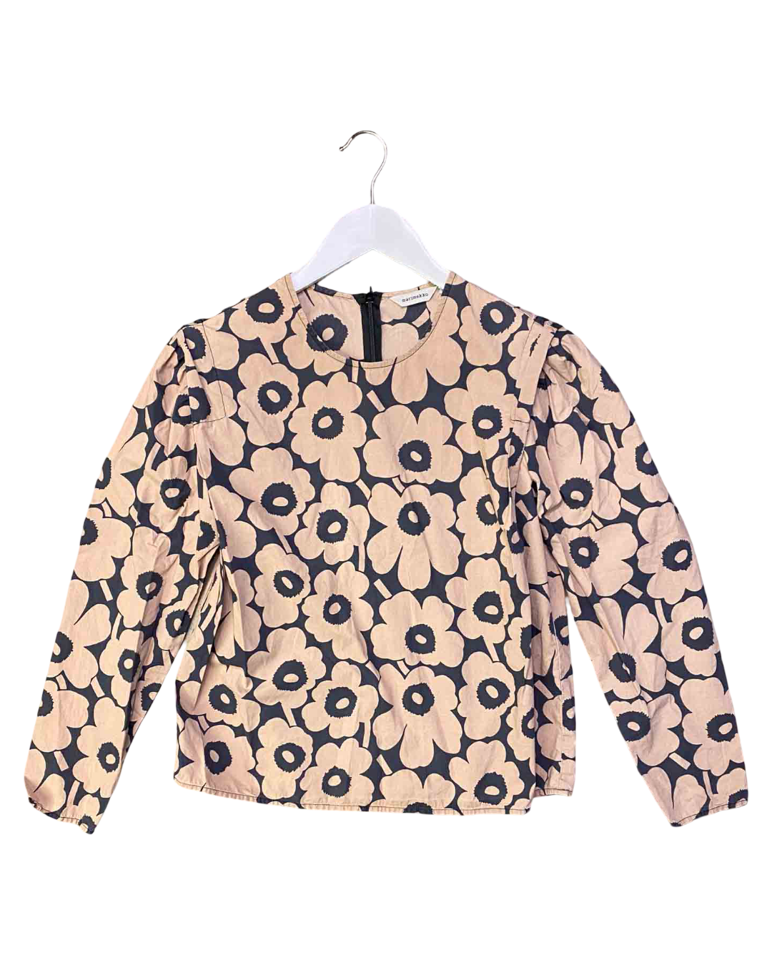 Size XS | Marimekko Brown Fasaani Mini Unikko Top