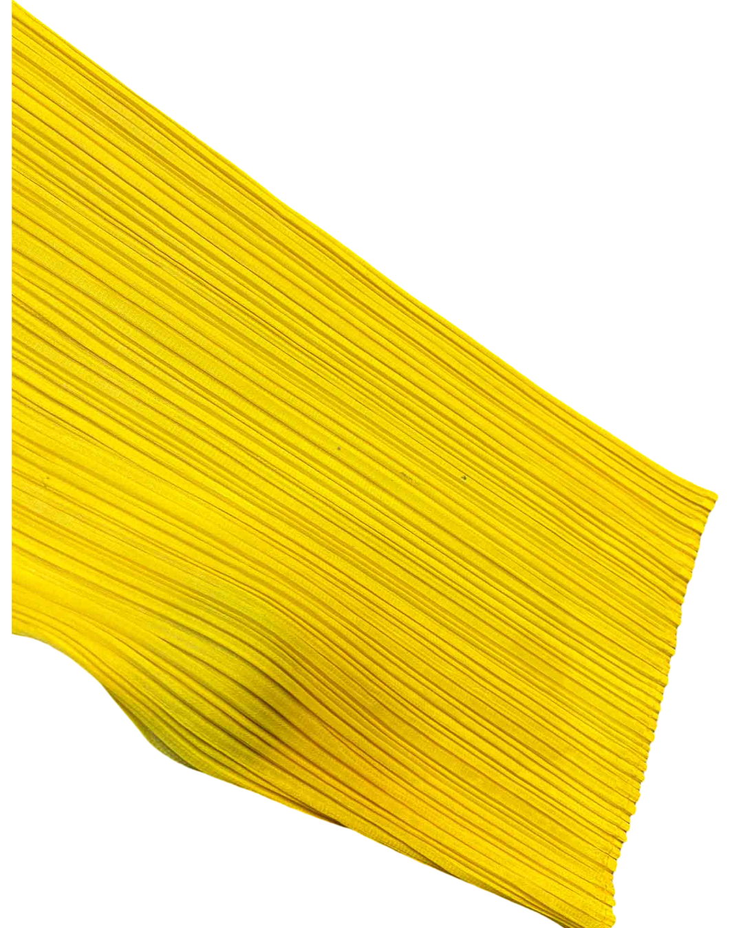 Size 1 (S) | Issey Miyake Pleats Please Yellow Straight-Leg Pants