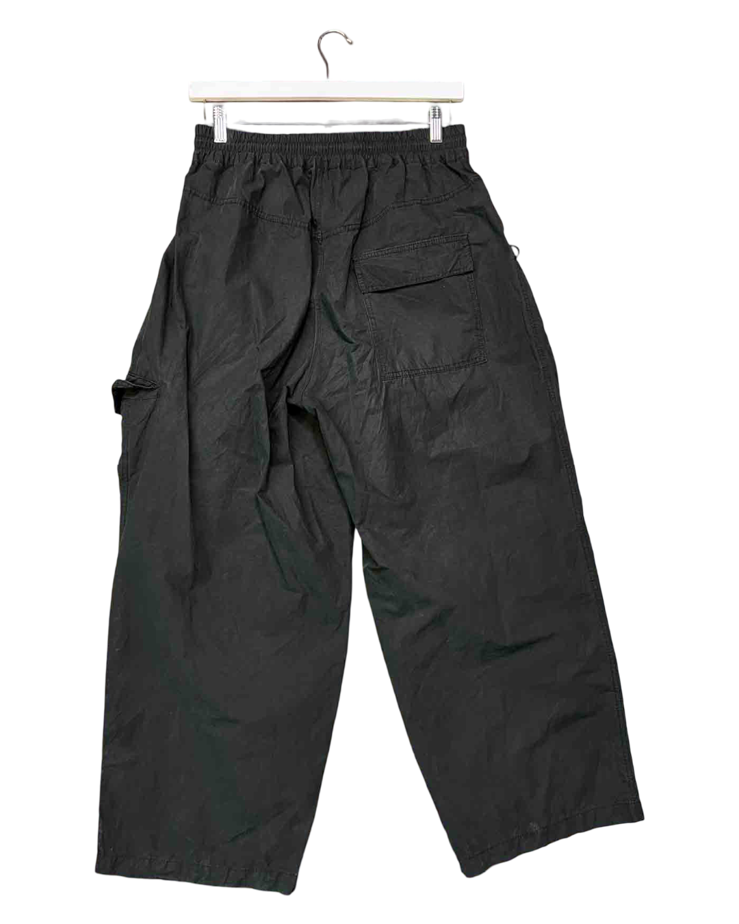 Size S | Bassike Black Cargo Pants