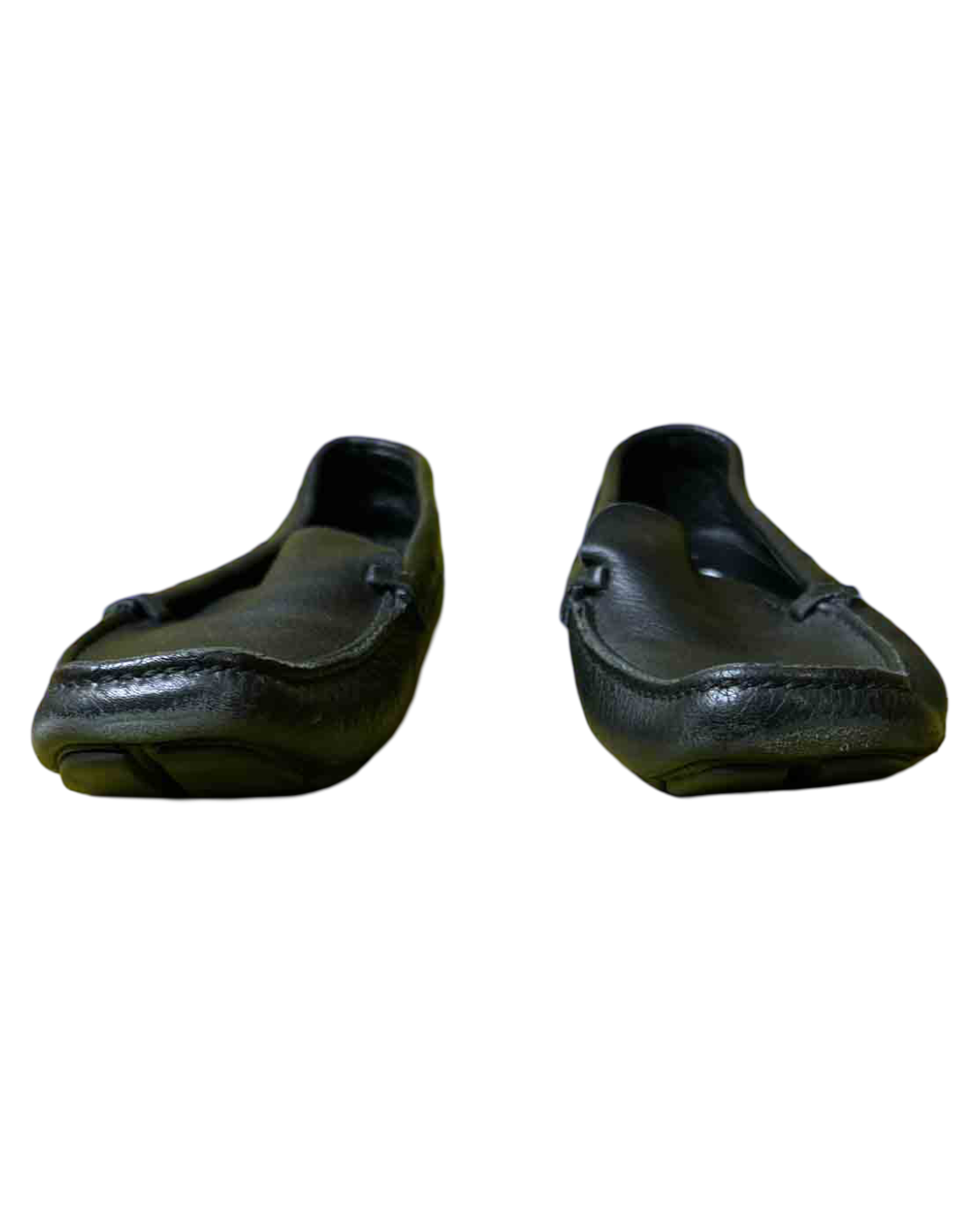 Size 36.5 | Prada Black Leather Driving Loafers
